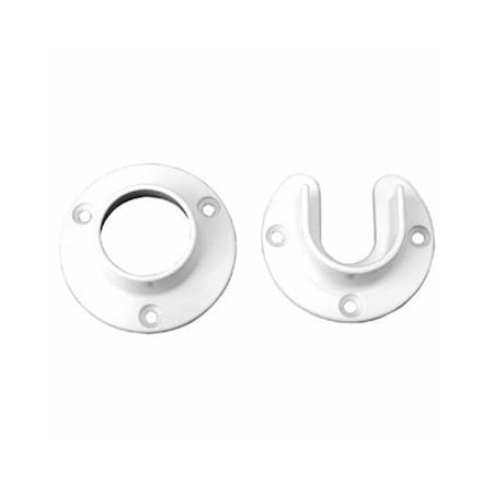 Knape & Vogt Manufacturing Knape & Vogt Manufacturing 217333 Cd-0010-Wt Pr Wht Pole Socket 217333